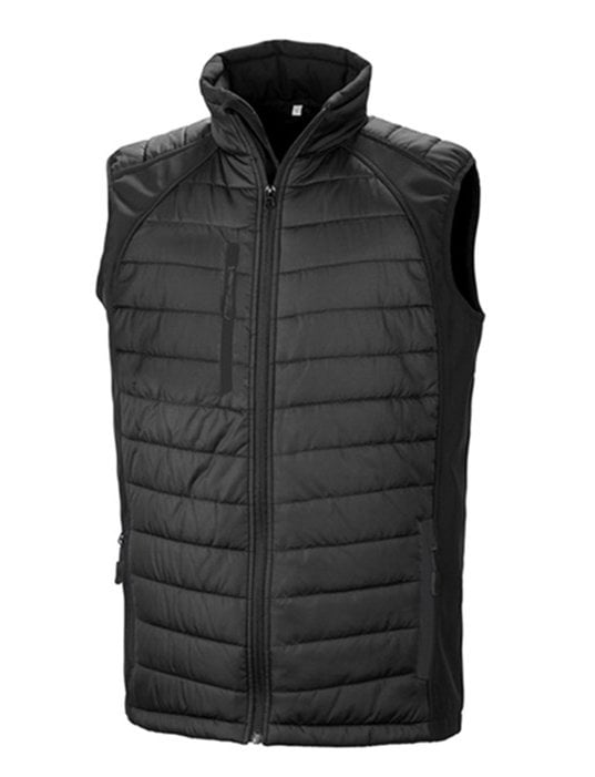 R238X Black Compass Pad Softshell Gilet